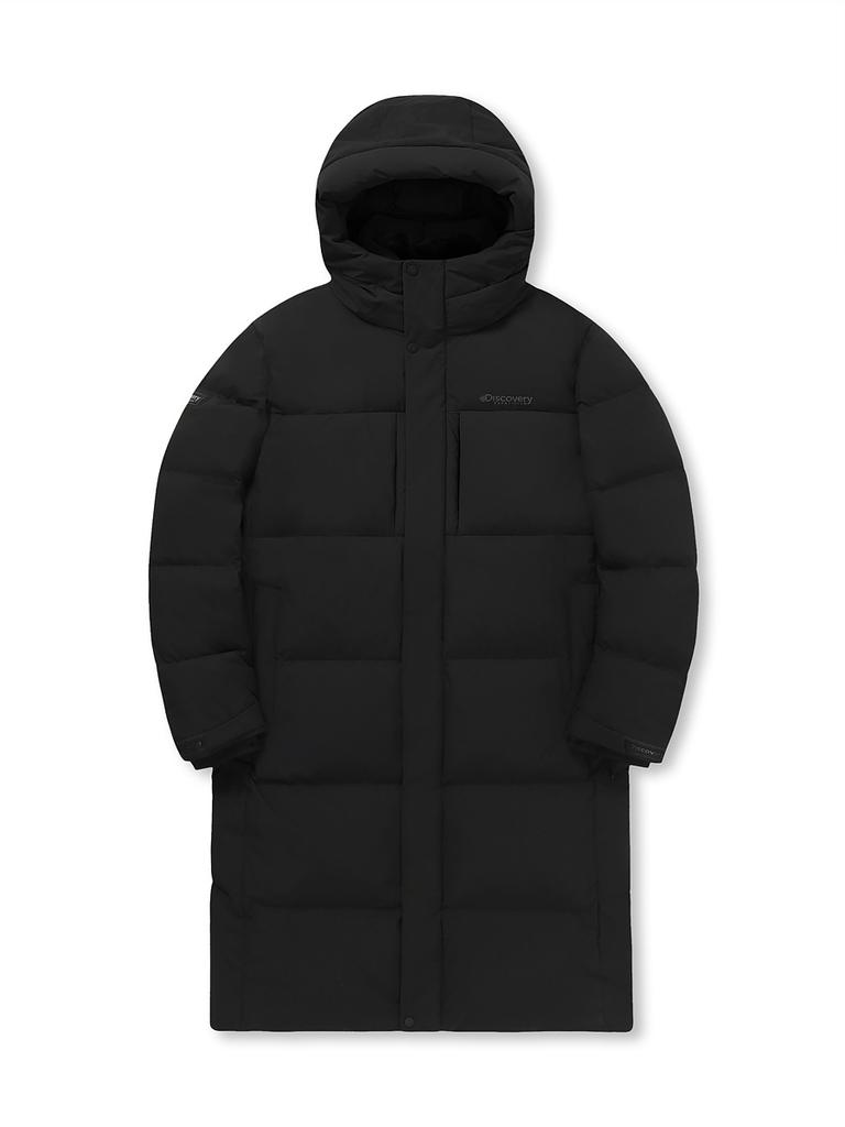 Discovery Expedition Men'S Leicester G Goose Down Long Padded Jacket (Black)