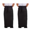 Y Yakunitatsu Apron Set of 2, Cafe, Salon, Sommelier Apron, Restaurant Apron, Unisex, Kitchen, Chef, Sommelier Work, Home Use (Black, 2-Piece Set)