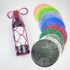 Washable Silicone Wine Bottle Storage Bag Reusable Water Bottle Tote Bags Cup Mat Wine Bottle Mesh Basket For Picnic Organizer
