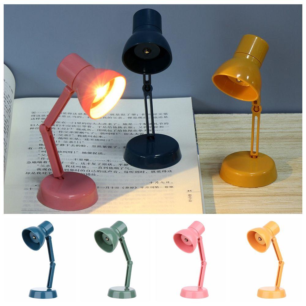 

Rotating Warm Lighting Dollhouse Table Light Mini Reading Lighting Toy Furniture Doll Accessories синій