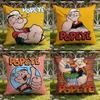 P-Popeye the S-Sailor Cushion Cover Home & Car Dual-Scene Pillow Cover: Reversible for Premium Comfort