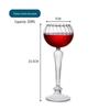 Shangqi Hoge Voet Bloemen Cocktail/Champagneglas Set