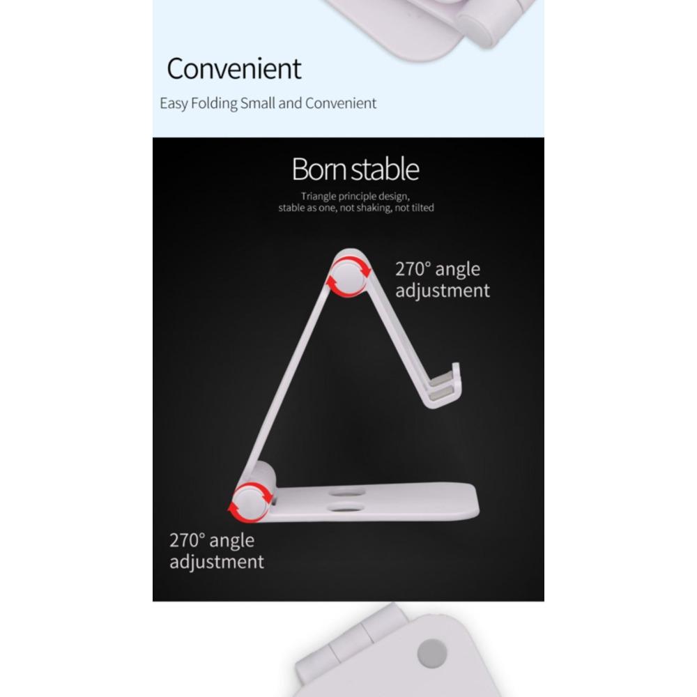 

Desktop mobile phone holder Lazy countertop live broadcast Overhead shooting Internet class Mobile phone holder Foldable mobile phone holder