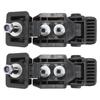 2Pc Black Engine Hood Latch Catch Bracket for Jeep Wrangler JK 2007-2018 X55395653AF