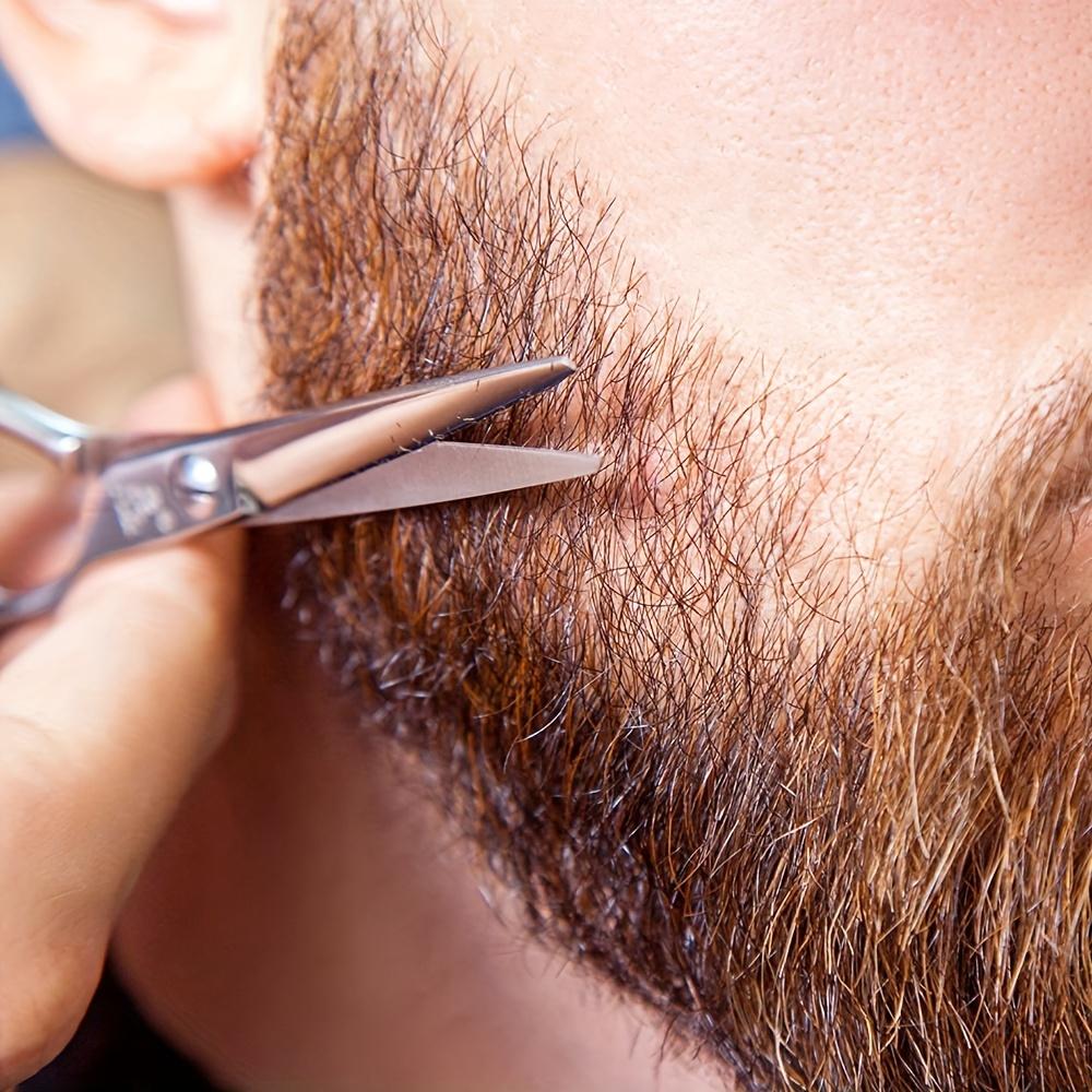 Round Head Safety Beard Scissors For Beard, Eyebrow, Nose Hair, Hair Trimming, Beauty Makeup Care Tool For Men And Women