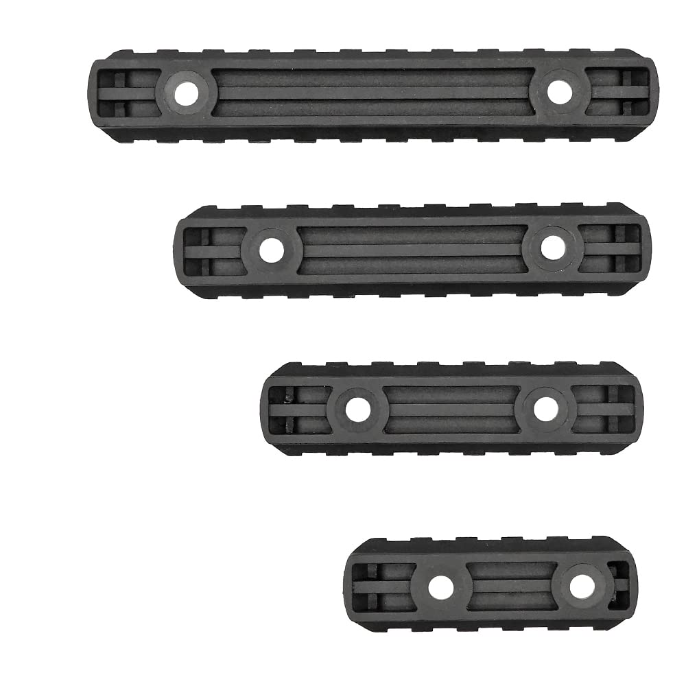 Ryohin Buhin 20mm MOE Handguard Compatible Polymer Rail for Tokyo Marui M4 (Set of 4 L2/L3/L4/L5 Types)