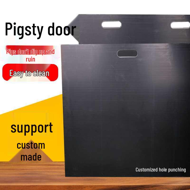 

PVC Pigsty and Pig Pen Fence Door Panel - Durable PP Plastic Adhesive Slot Board Includes 1 Slot, 80cm Height