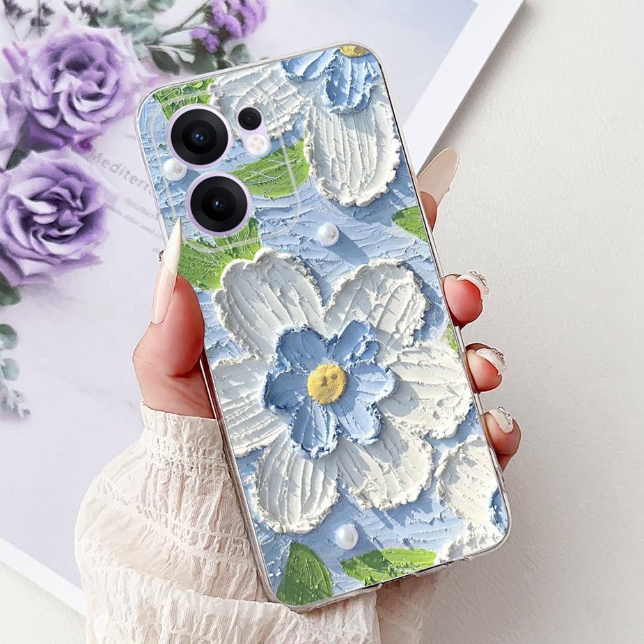 For Oppo Reno 13F 4G Case Reno13 Pro New Fashion Painted Cover Soft Silicone Phone Cases For Oppo Reno 13 Pro Reno13 F 5G Fundas