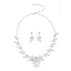 Bridal Necklace Set Bridal Wedding Jewelry Dress Accessories Women'S Banquet Collarbone Chain