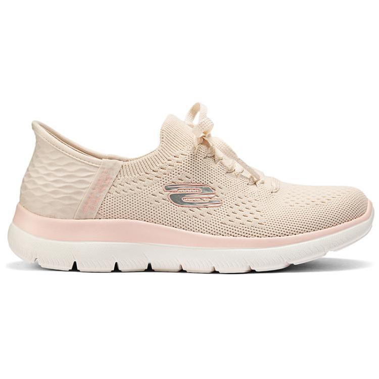 Skechers Sport Womens Comfortable Breathable Low-Top Casual Shoes Women Sneakers Light-Pink 150250-NTPK