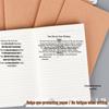 Thickened Kraft Paper Stitched Notebook, A5 Student Homework Diary Stationery