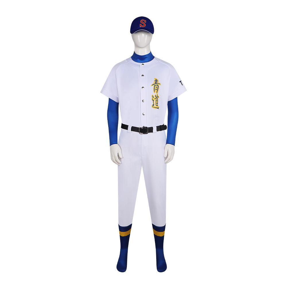 Eijun Sawamura & Satoru Furuya Baseball Cosplay Uniform, Ace of Diamond Anime Performance Outfit