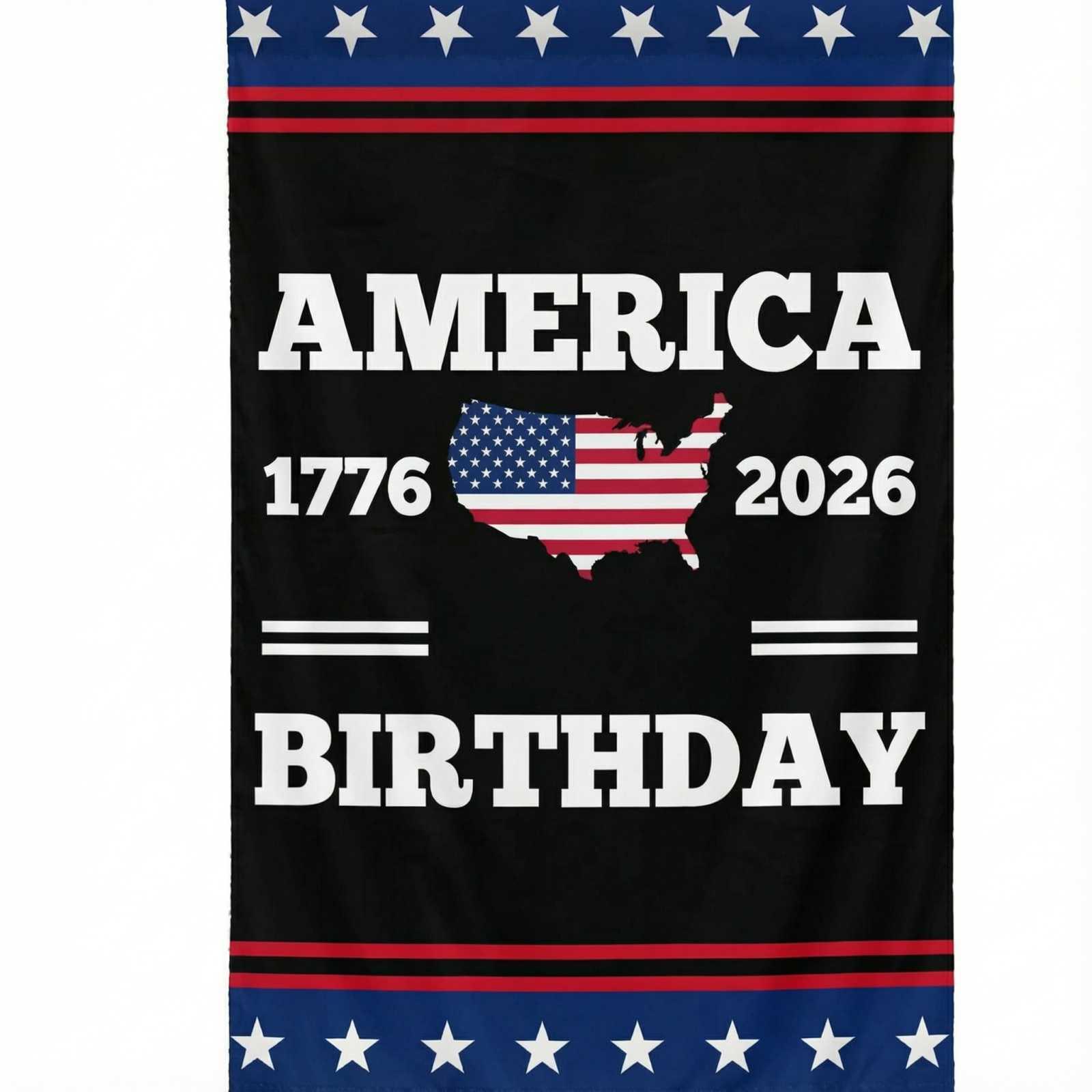 Декоративный садовый флаг к 250-летию Соединенных Штатов One Size