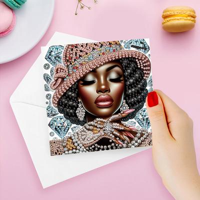 12PCS DIY Diamond Painting Greeting Card Set Diamond Art Greeting Cards Diamond Art Handmade Cards Congratulations Cards & Gifts
