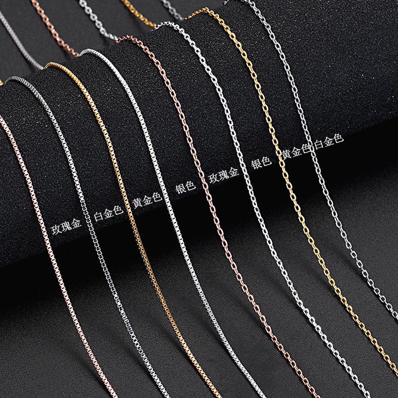 Universal DIY Adjustable Clavicle Cross Chain Necklace for Women