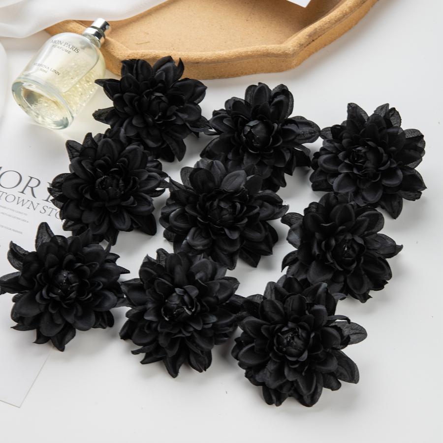 5/10Pcs Artificial Flowers Silk Chrysanthemum DIY Gifts Box Scrapbook Wedding Arch Home Garden Decor Christmas Wreaths Clearance