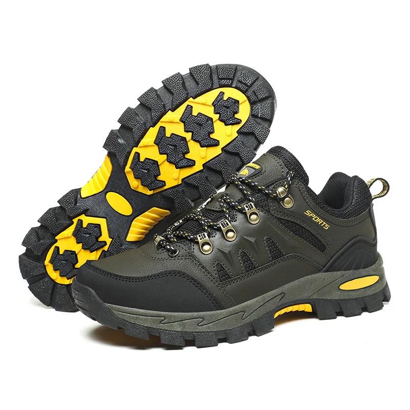 Fashion Hiking Boots Men Women Outdoor Waterproof  Non-slip Shoes Walking Climbing Hiking Shoes Mountain Sport Boots Hunting Men Sneaker