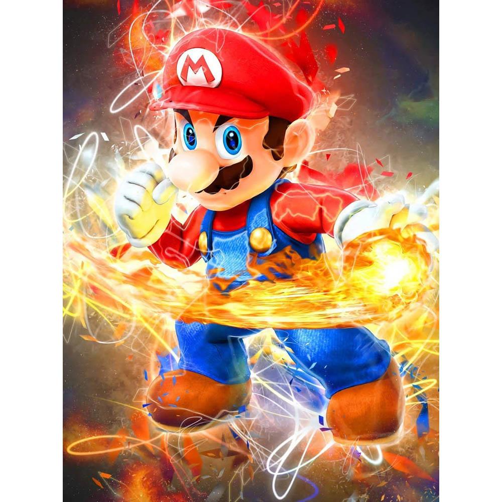 Diamond Painting Disney Lilo and Stitch Super Mario Pikachu Home Decor Full Square&Round Diamond Mosaic Embroidery Cross Stitch