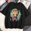 Modisches Niedliches Muster Bedrucktes T-Shirt Damen Casual Streetwear T-Shirt Sommer Damen Cartoon Rundhals T-Shirt
