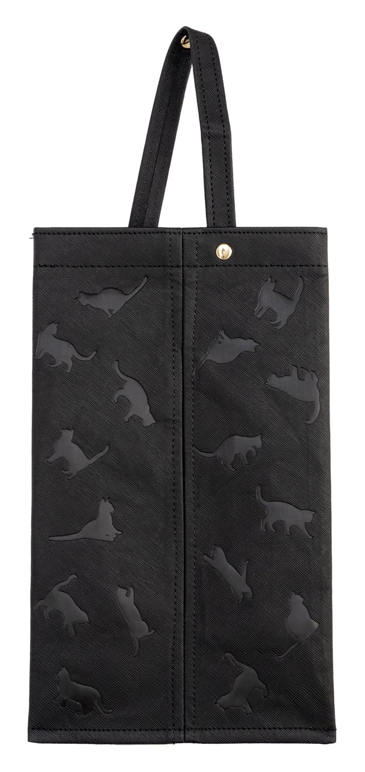 Mukojima Automotive Parts Manufacturing Чехол для салфеток Love MYS PLUS CATS Black Co., Ltd.  I Cats  MPC-021