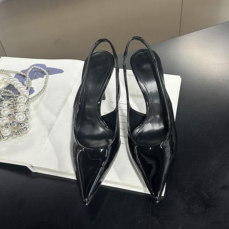 Fashion Fashion Pointed Toe Women Super High Heels Sandals Shoes Female Slip On Footwear Ladies Heeled Sandals Shoes Pumps Big Size 43