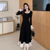 New Plus Size Bodycon Dress for Autumn/Winter – Fashionable and Slimming Design for Student Girls