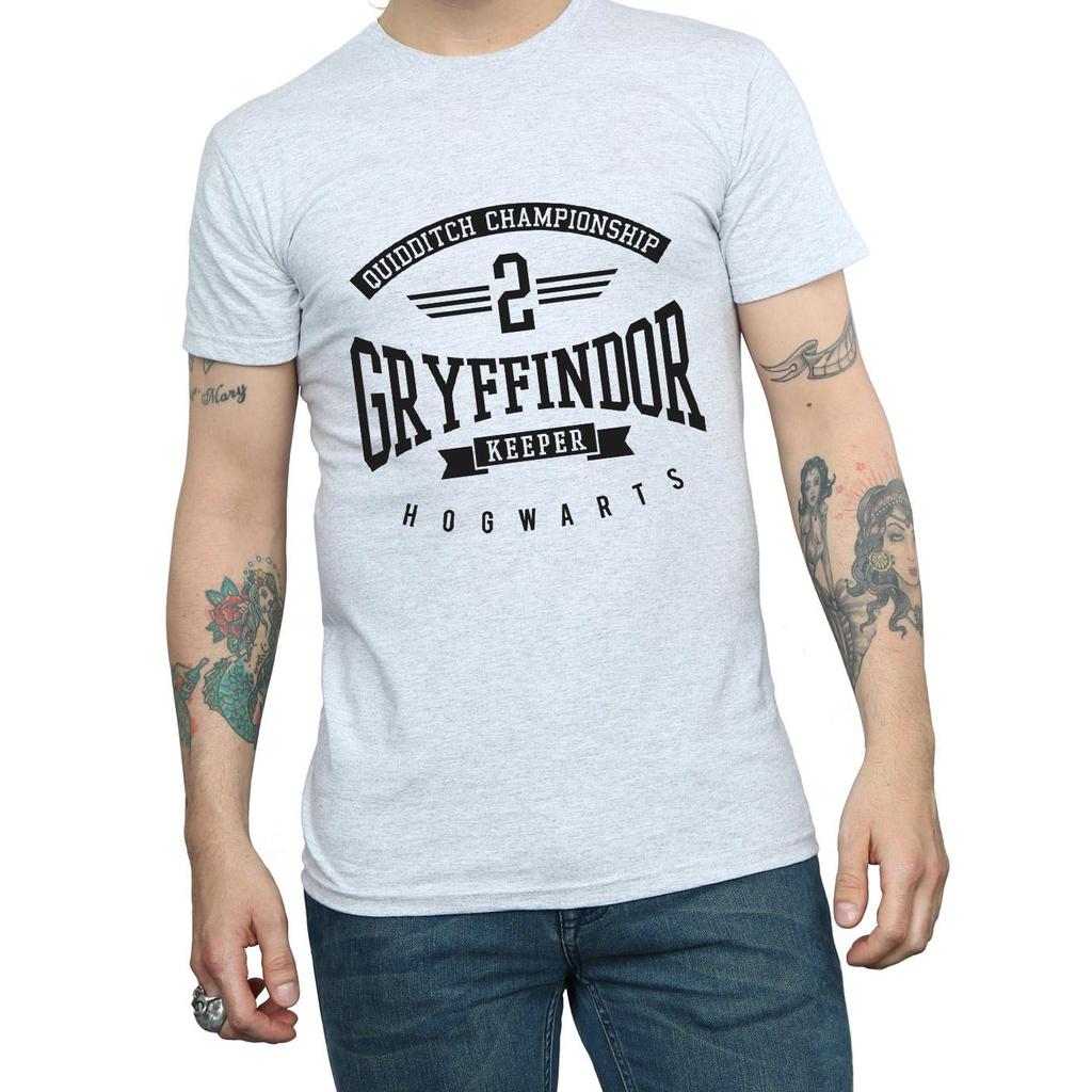 HARRY POTTER Mens Gryffindor Keeper T-Shirt