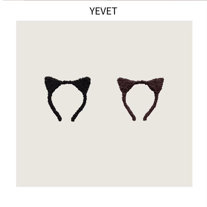 Cute Solid Plush Cat Ears Hairband For Women Girls Sweet Hair Ornament Headband Hair Hoop Head Band Fashion Hair Accessories