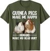 Funny Guinea Pig Art for Women Girls Guinea Pig Lovers TShirt Y2k Art Saying Tee Novelty Gift Cotton Short Sleeve Streetwear