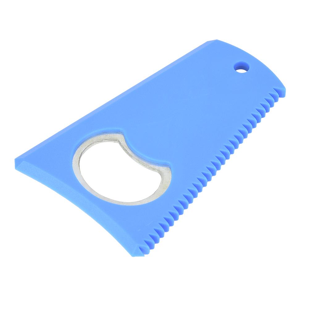 Quality Portable Surfboard Board Wax Comb Remover Cleaning Tool Accessory(blue)