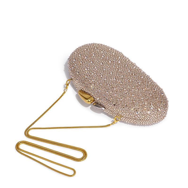 Light Luxury Women'S Dinner Bag Women'S Bag Acrylic Clutch Bag Fashionable Hot Diamond-Encrusted Bag
