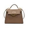 Premium bag palm pattern lock classic portable shoulder trendy women's bag