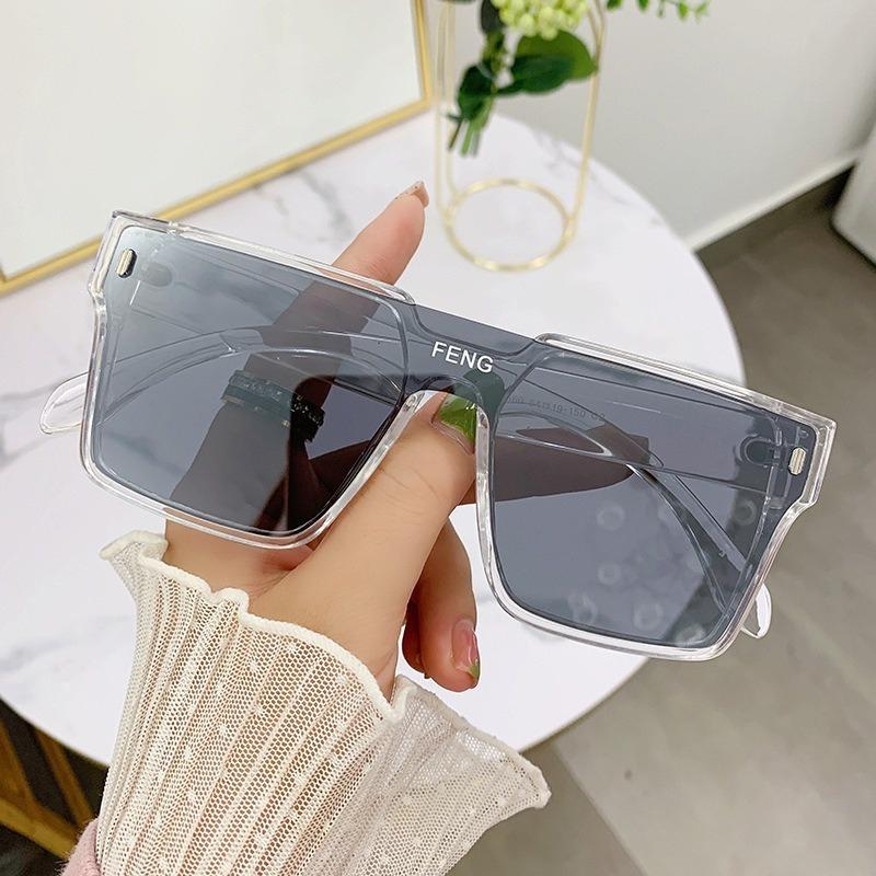 

Ins Sunglasses for Women or Men Square Shape Large Frame Sunnies Shades