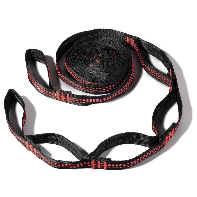 Hammock Outdoor Reinforcement, Straps Quick Build Adjustable Distance Flat Belt Clothesline Portable Camping Hammock Accessories