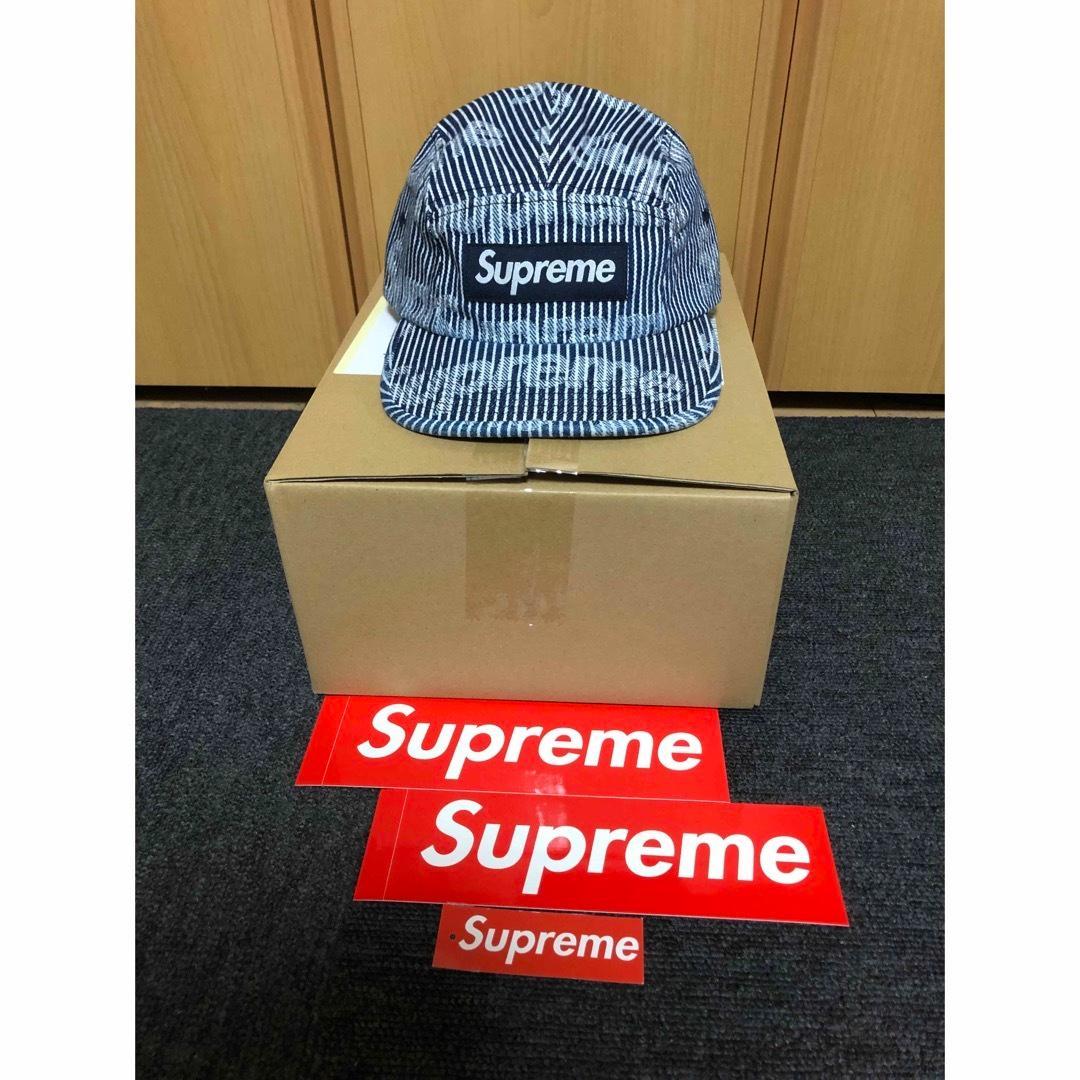 

[USED] Supreme Denim Camp Cap with Logo