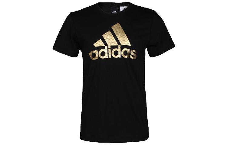 

Adidas T Shirts Men s Black Crew Neck Moderate Straight Fit CV4507 L