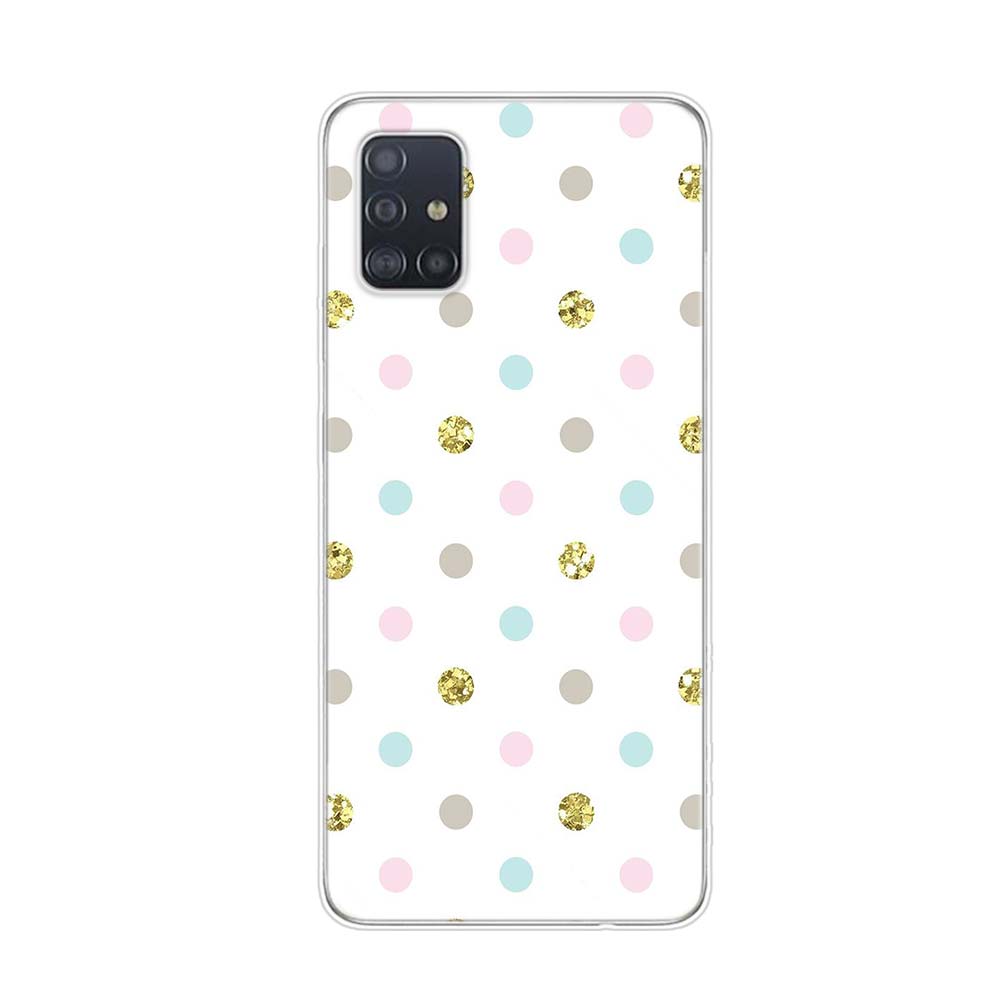 Polka Dots Fashion For Samsung Galaxy A01 A11 A12 A22 A21S A31 A41 A42 A51 A71 A32 A52 A72 A02S Soft Phone Case