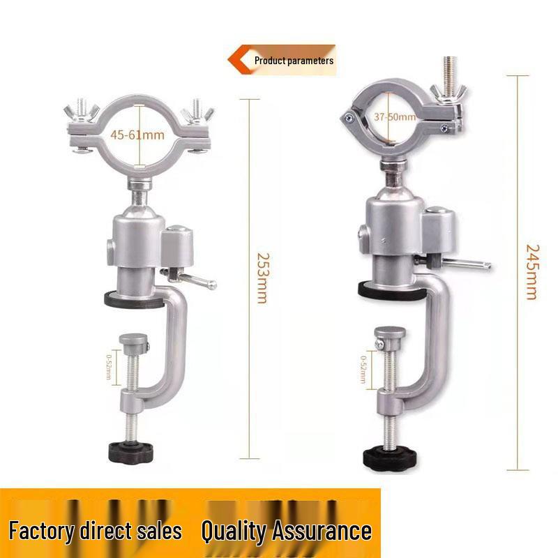 Rotating Aluminum Alloy Bench Vise for Electric Drills and Grinders