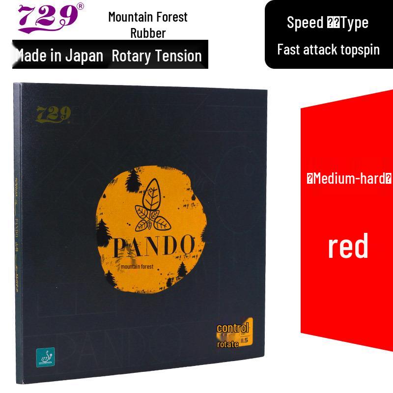 Friendship 729 Yuanli Japanese Tacky Table Tennis Rubber: Fast Attack Loop Type Inverted Sheet