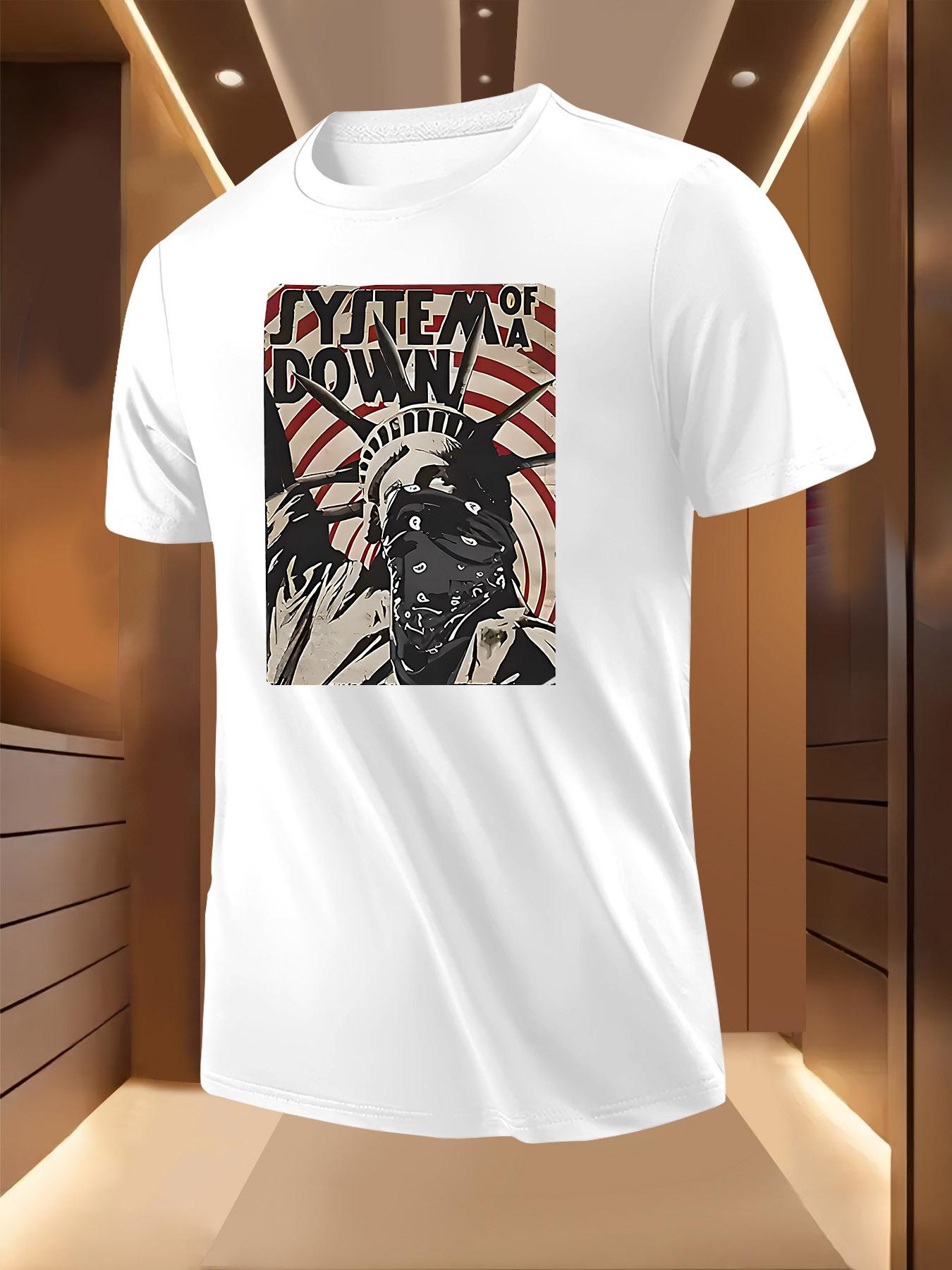 System of a Graphic Tshirt Graphic Tshirt - Casual Short ... XXXXL