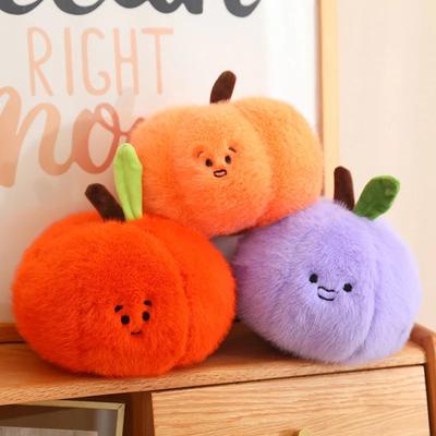 Cartoon Orange Blueberry Pumpkin Pear Persimmon Plush Pillow Home Decoration Plush Fruit Stuffed Toys Doll Creative Gifts