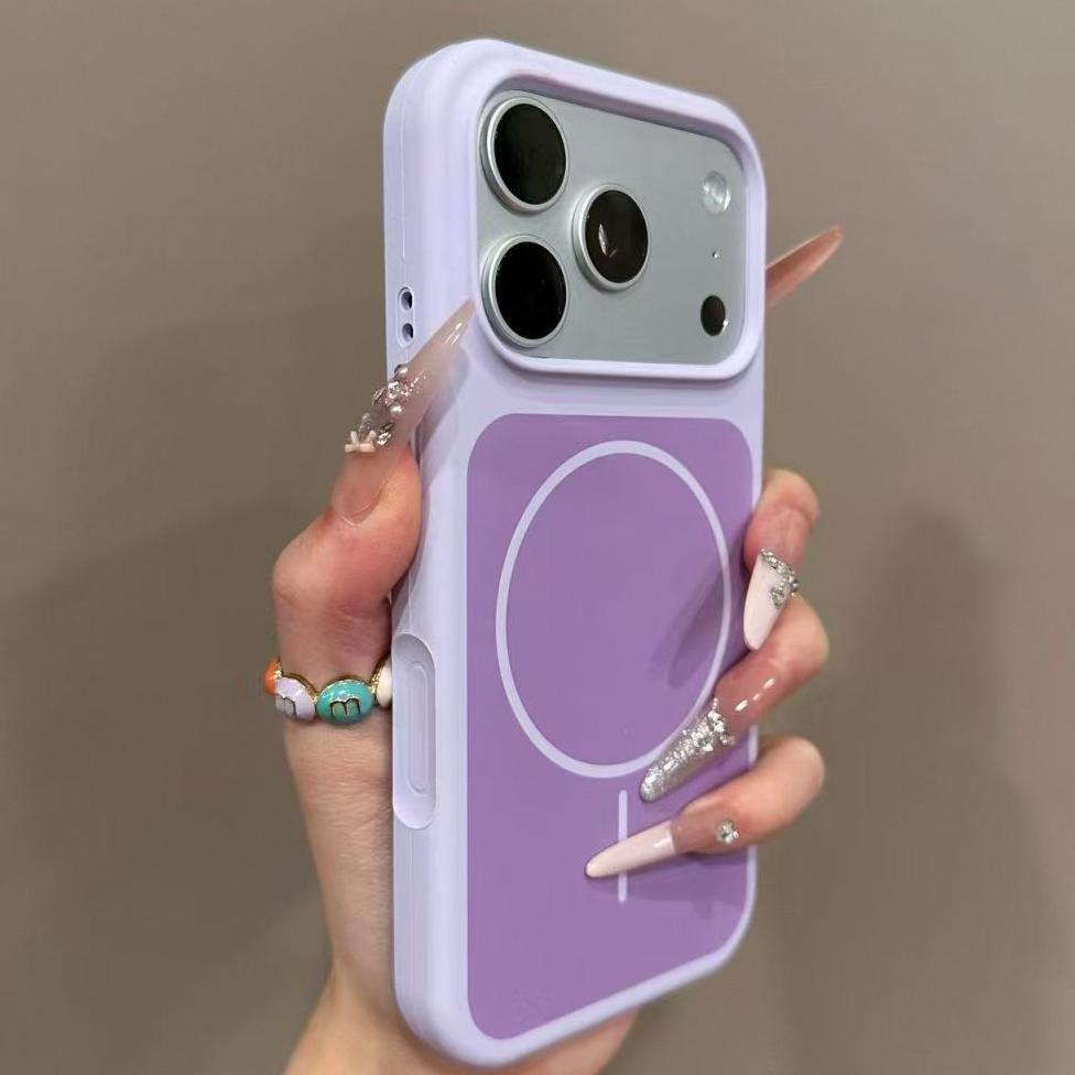 For iPhone 17Pro Max Case  Silicone Magnetic Phone Case For iPhone 17 Pro Max 17Pro For Magsafe Wireless Charging Cover