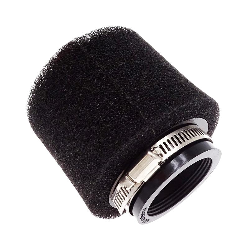 Filtru de aer universal cu spumă neagră, 47 mm, curățător de burete, potrivit pentru Suzuki Yamaha Kawasaki ATV Bike Dirt Pit Parts