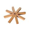 Wooden Trivets For Hot Dishes Insulation Pad Tree Shape Trivet Set Coaster For Teapot Hot Pots Halloween Christmas Gift