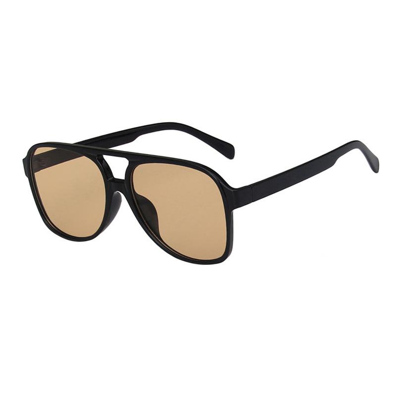 SHAUNA Fashion Women Pilot Sunglasses Retro Men Blue Yellow Shades UV400 Trending Sun Glasses