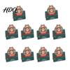 Holiday Souvenirs 10 Pcs 3D Christmas Greeting Card Cute Tree Santa Snowman Claus Cards Wreath Design for Festive Messages Wishes