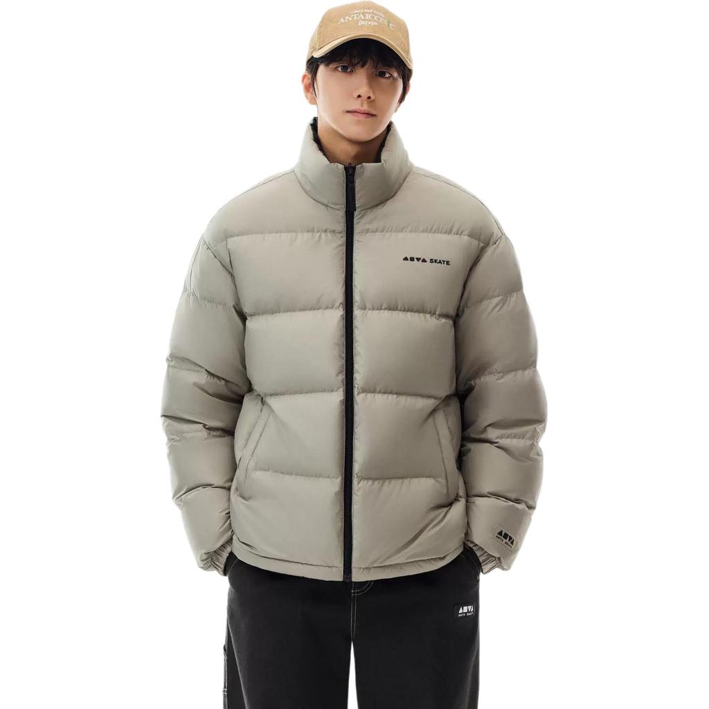 Anta Skate Basic Black Reversible Short Down Jacket Unisex Jackets 172618903-2