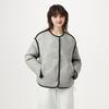 Tanboer Women's Retro Lightweight Collarless Down Jacket