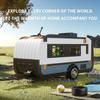 393 Teile Reise Wohnmobil Anhänger Bausteine Camping Fahrzeug Modell Montage Steine Spielzeug Ornamente Kinder Geburtstag Halloween Geschenke