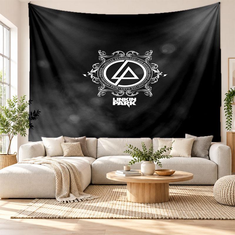 Linkin Park Wall Tapestry, Soft Fabric Wall Hanging, Decorative Backdrop For Bedroom Home Wall Art